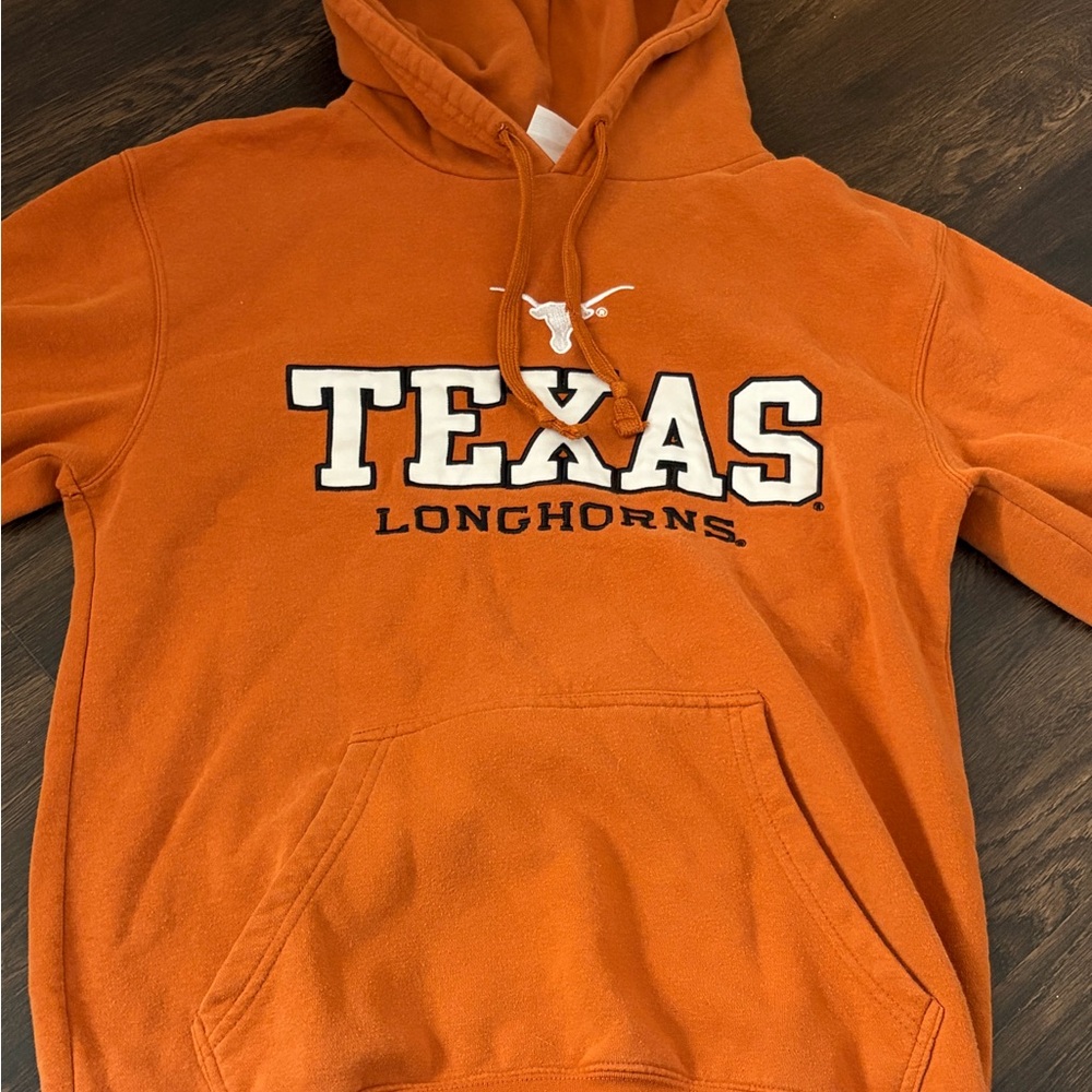 Texas Longhorns Orange Hoodie Vintage